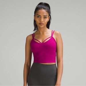 Lululemon Align Strappy Ribbed Tank Top in Magenta Purple